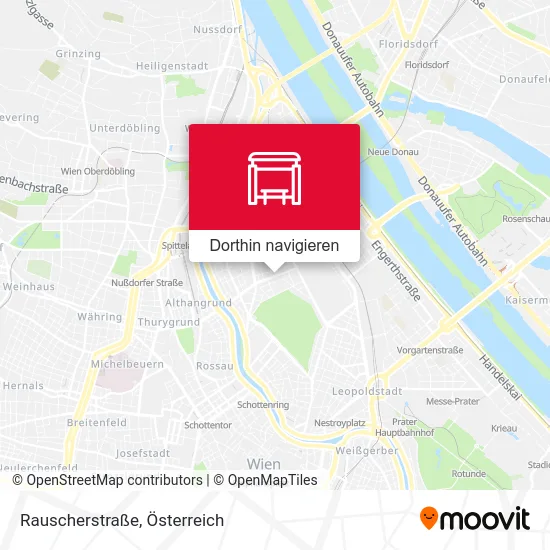 Rauscherstraße Karte