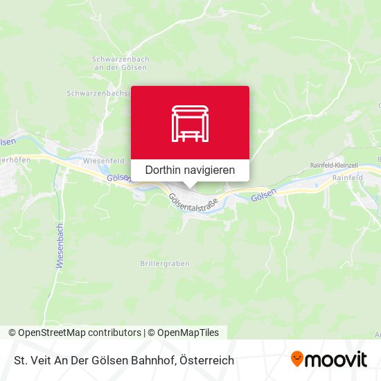 St. Veit An Der Gölsen Bahnhof Karte