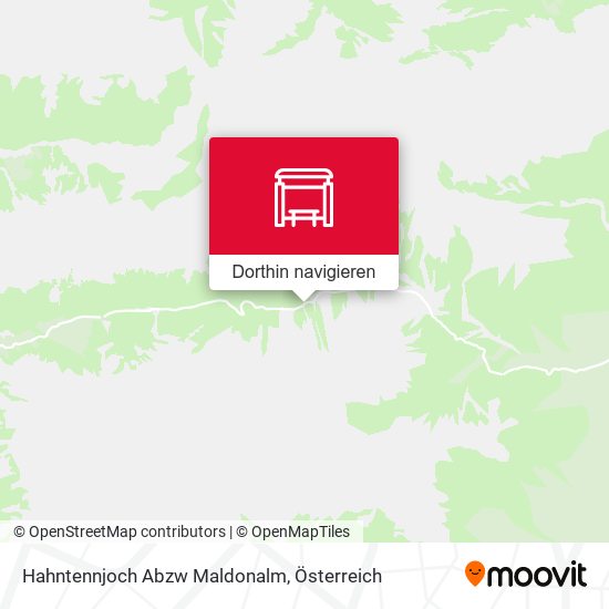 Hahntennjoch Abzw Maldonalm Karte