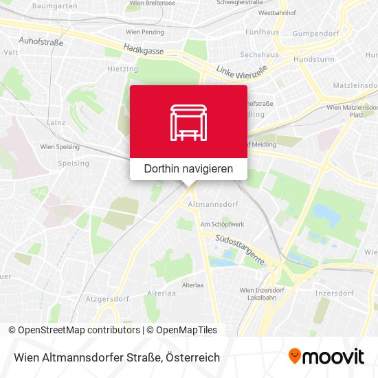 Wien Altmannsdorfer Straße Karte