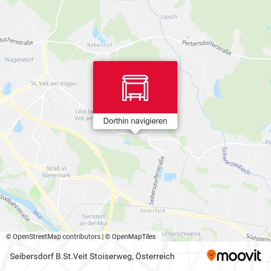 Seibersdorf B.St.Veit Stoiserweg Karte