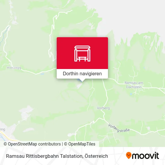 Ramsau Rittisbergbahn Talstation Karte