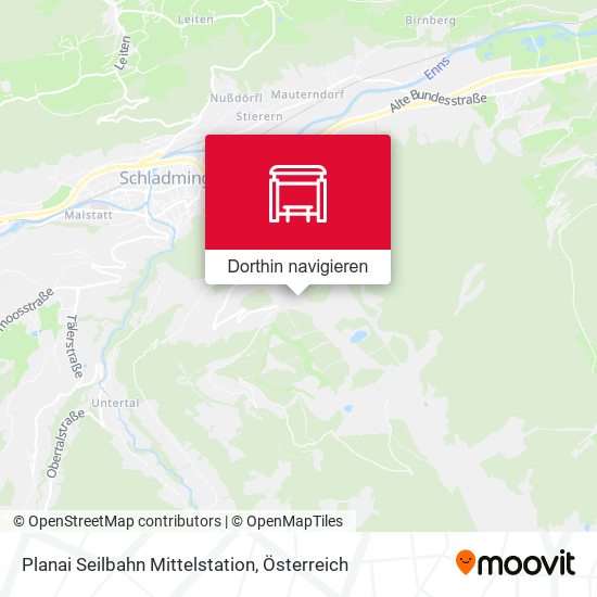 Planai Seilbahn Mittelstation Karte