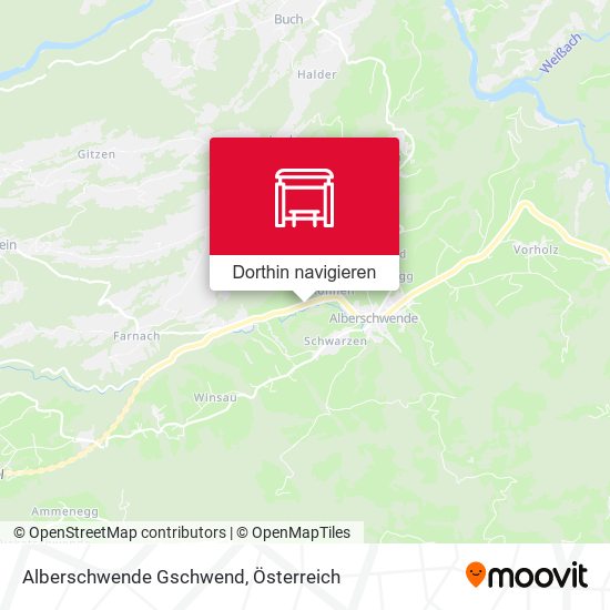 Alberschwende Gschwend Karte