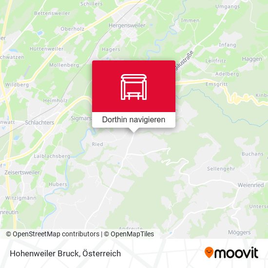 Hohenweiler Bruck Karte