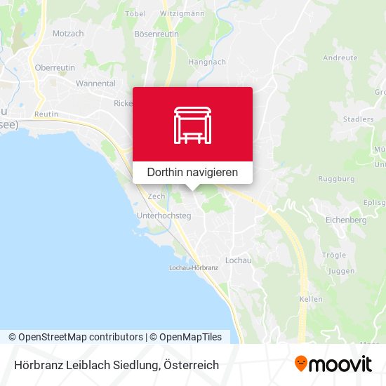 Hörbranz Leiblach Siedlung Karte