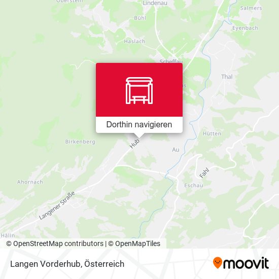 Langen Vorderhub Karte