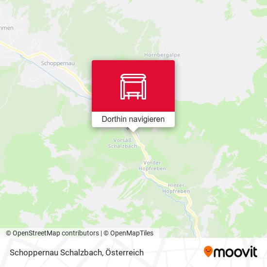 Schoppernau Schalzbach Karte