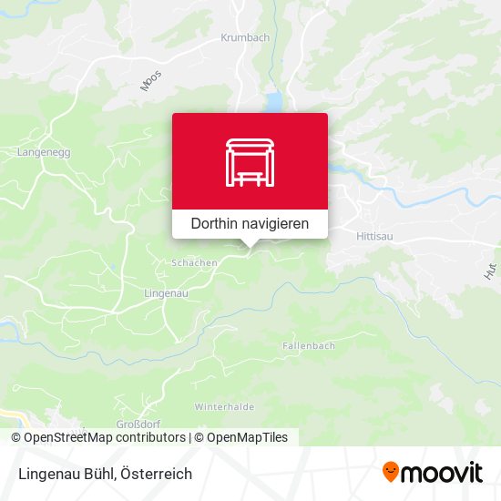 Lingenau Bühl Karte