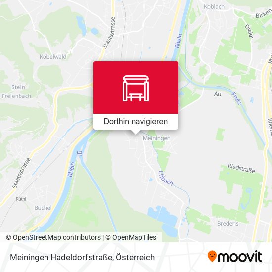 Meiningen Hadeldorfstraße Karte