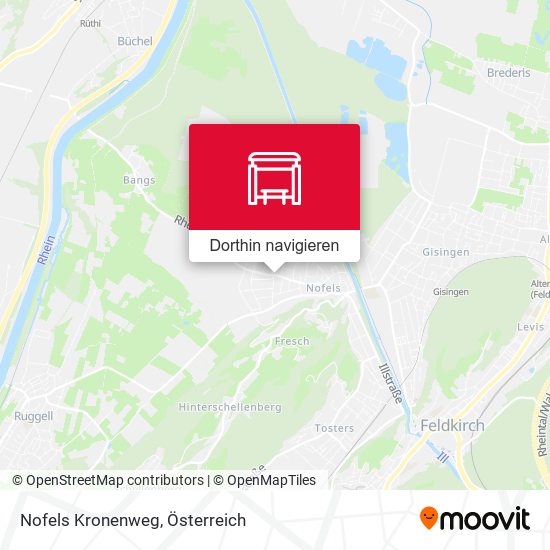 Nofels Kronenweg Karte