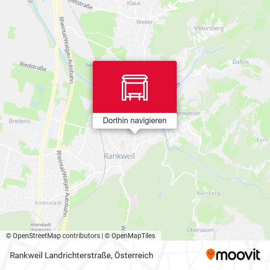 Rankweil Landrichterstraße Karte