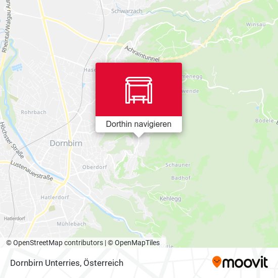 Dornbirn Unterries Karte