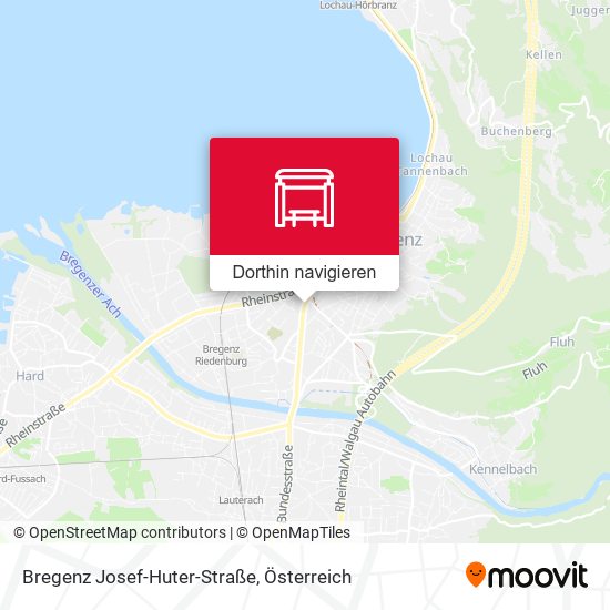 Bregenz Josef-Huter-Straße Karte