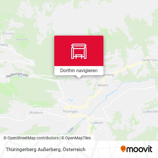 Thüringerberg Außerberg Karte