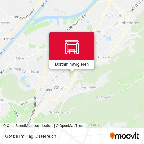 Götzis Im Hag Karte