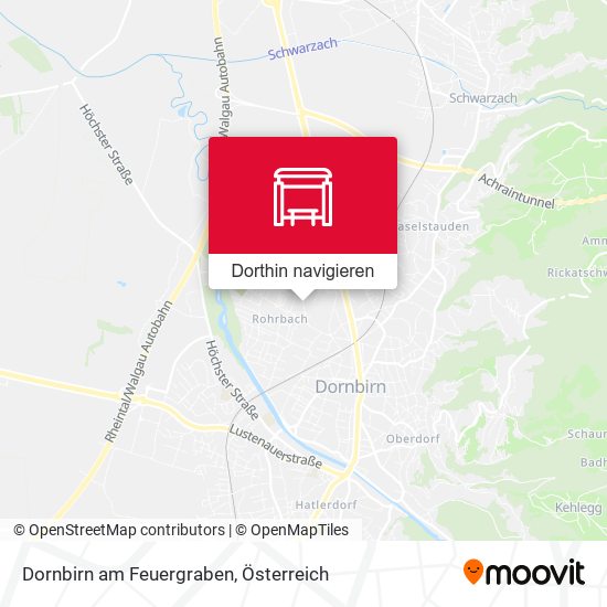 Dornbirn am Feuergraben Karte