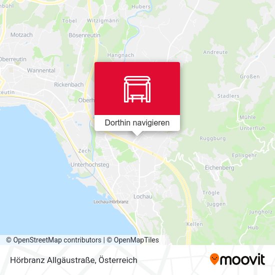 Hörbranz Allgäustraße Karte
