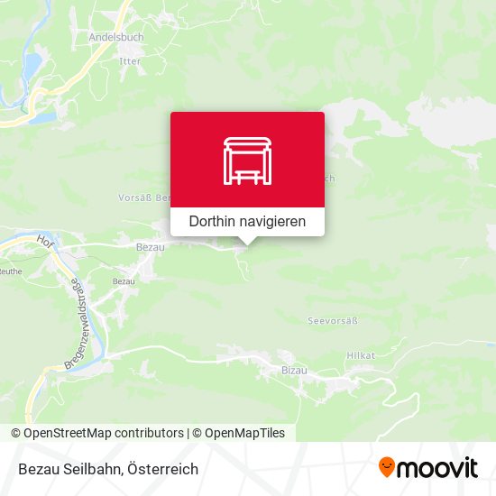 Bezau Seilbahn Karte