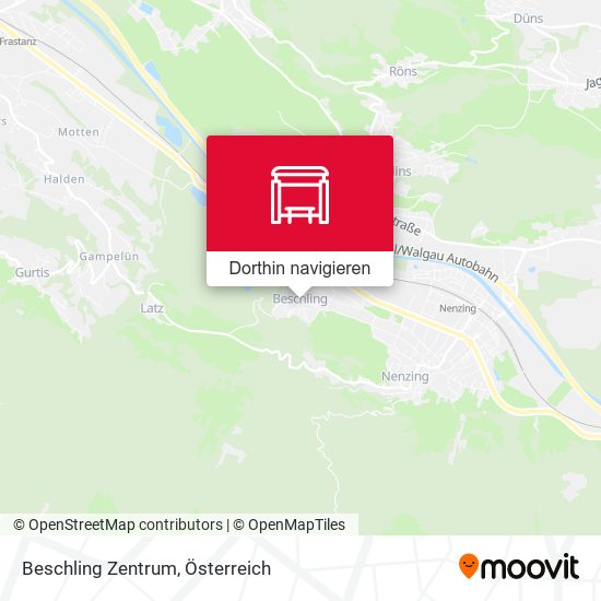 Beschling Zentrum Karte