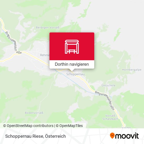 Schoppernau Riese Karte