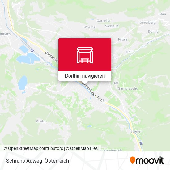 Schruns Auweg Karte