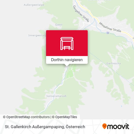 St. Gallenkirch Außergampaping Karte