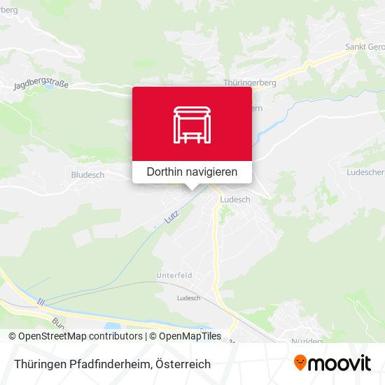 Thüringen Pfadfinderheim Karte