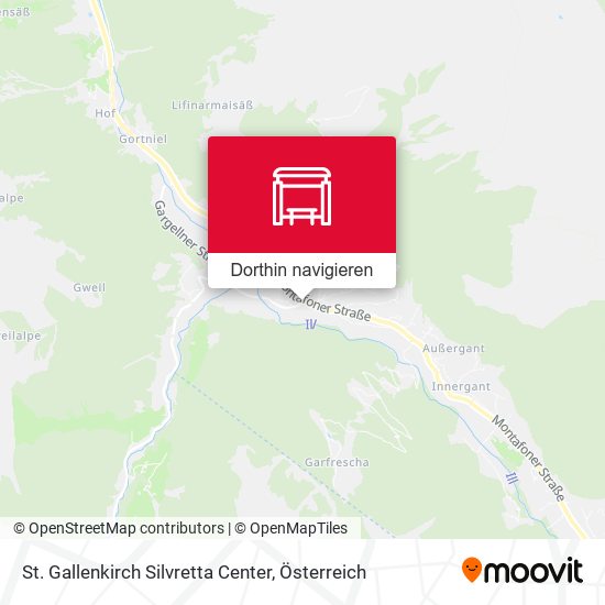 St. Gallenkirch Silvretta Center Karte