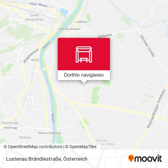 Lustenau Brändlestraße Karte