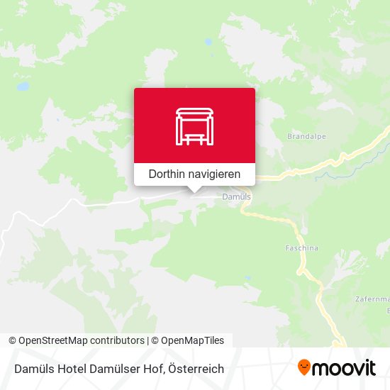 Damüls Hotel Damülser Hof Karte