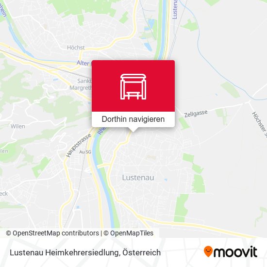 Lustenau Heimkehrersiedlung Karte