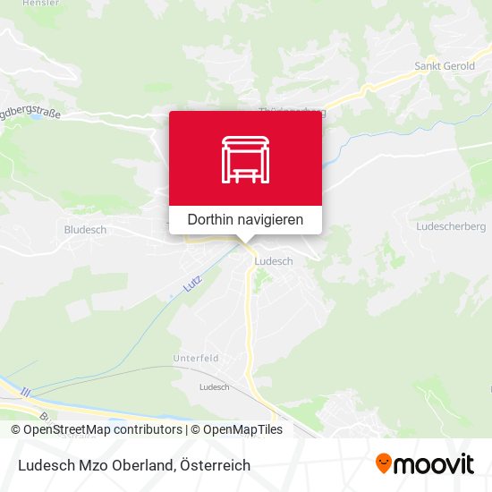 Ludesch Mzo Oberland Karte