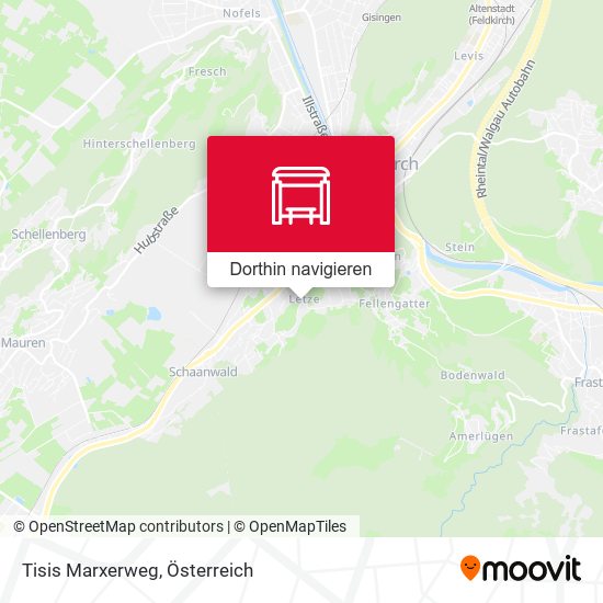Tisis Marxerweg Karte