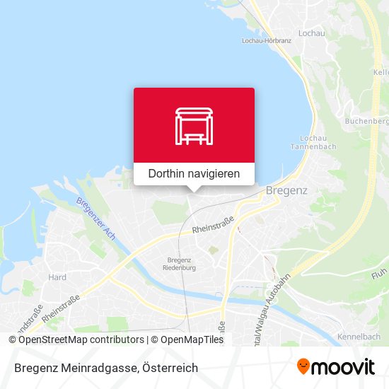 Bregenz Meinradgasse Karte