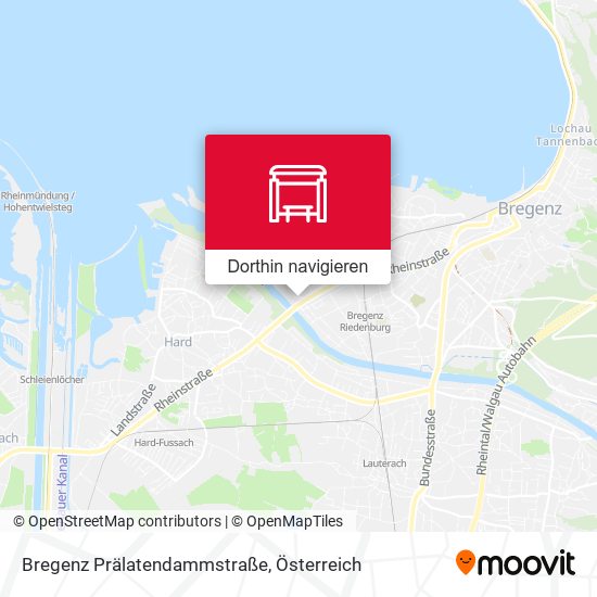 Bregenz Prälatendammstraße Karte