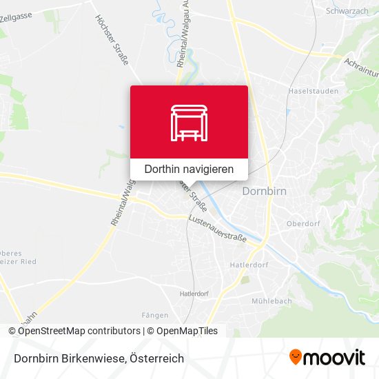 Dornbirn Birkenwiese Karte