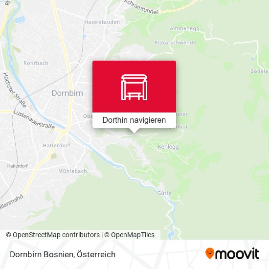 Dornbirn Bosnien Karte