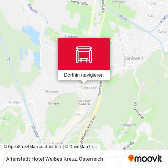 Altenstadt Hotel Weißes Kreuz Karte