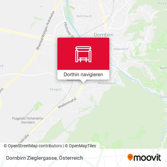 Dornbirn Zieglergasse Karte