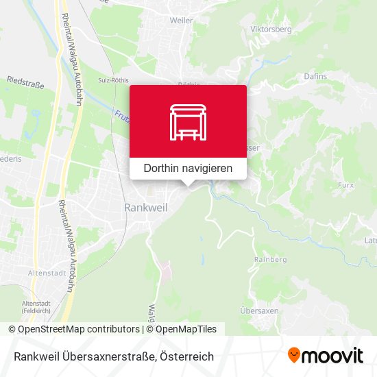 Rankweil Übersaxnerstraße Karte