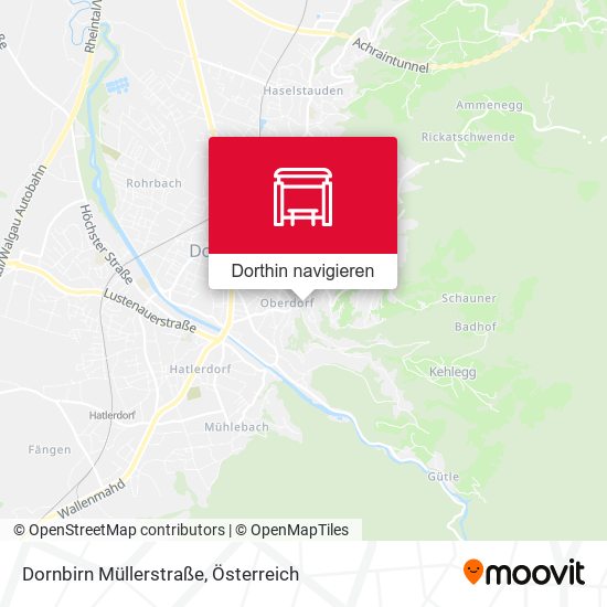 Dornbirn Müllerstraße Karte