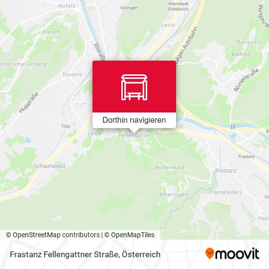 Frastanz Fellengattner Straße Karte