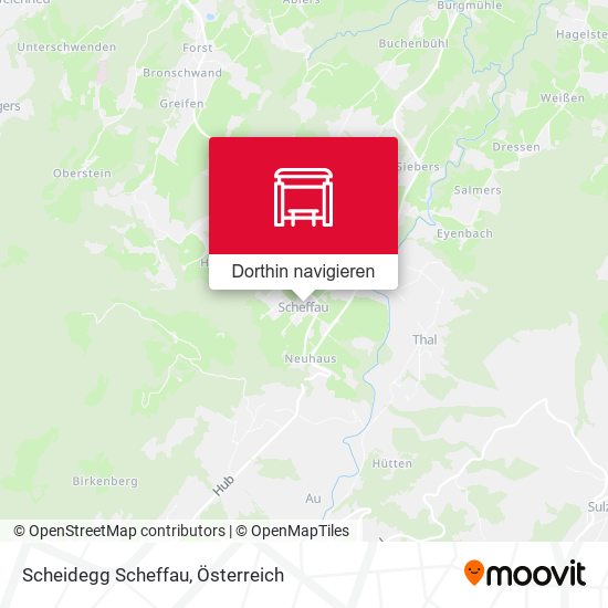 Scheidegg Scheffau Karte