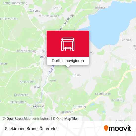 Seekirchen Brunn Karte