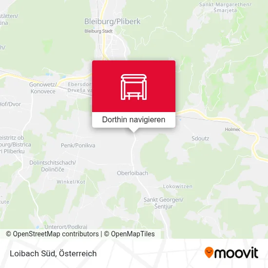Loibach Süd Karte