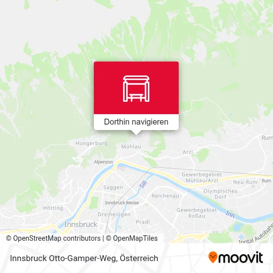 Innsbruck Otto-Gamper-Weg Karte
