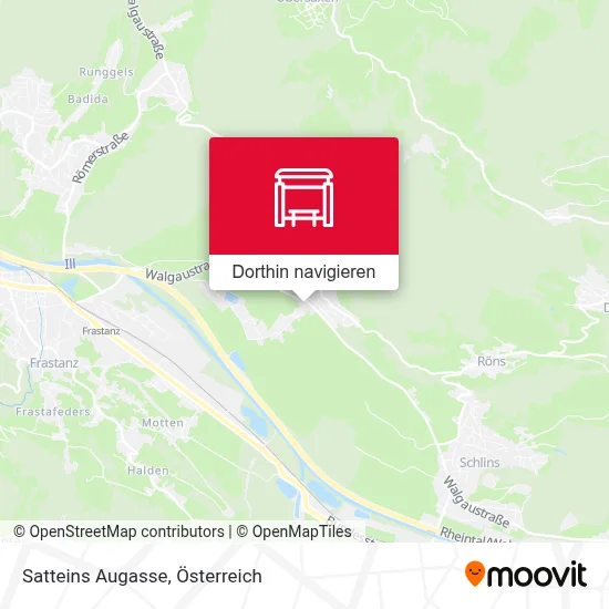 Satteins Augasse Karte