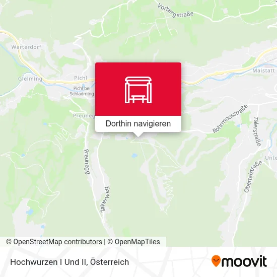 Hochwurzen I Und II Karte