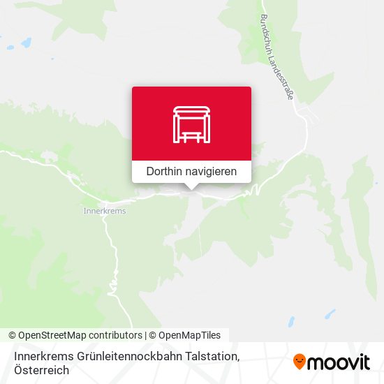 Innerkrems Grünleitennockbahn Talstation Karte